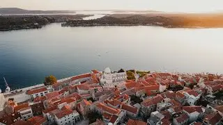 Sibenik is a Historic Croatia City | Aerial View