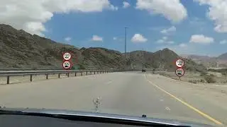 Driving in Oman -Tropic of Cancer, Al Hajar