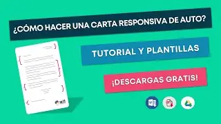👉¿Cómo hacer una Carta Responsiva de Auto? 🚗 [2023] Plantilla gratuita