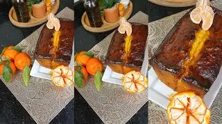 كيك بالمندرين بنكهة شتوية 🍊🌧 لازم تجربيه🥰