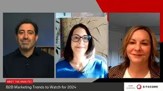 Meet the Analyst: B2B Marketing Trends to Watch for 2024