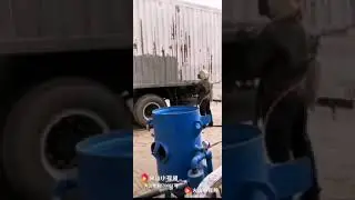 Cargo Truck Powder Coating Removal Sandblasting -  Industrial Abrasive Blasting Machine - Reblasting