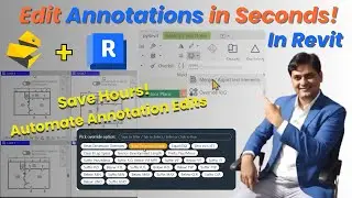 PyRevit Trick: Override & Edit Annotations in Revit (Room Tags, Text & Dimensions) | Save Hours
