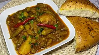 Gombos, Gneouia, Bamya ✨ مرقة القناوية /البامية مع خبز تركي سهلة وبنينة 👌😋 #recetterapide #facile