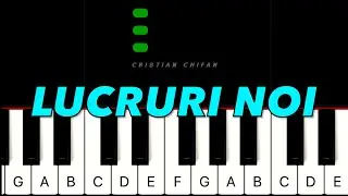 Lucruri noi Betania Dublin | PIANO TUTORIAL ( Acordeon ) Cristian Chifan
