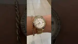 Bulova Marine Star Ladies' Gold Tone Stainless Steel Bracelet Watch | 98R235 | #bulova #watch