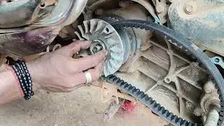 Yamaha ALPHA   belt kick ratchet fitting #Bikegarage #