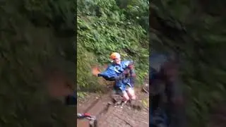 Tarzan Swing during the Canopy Tour in Costa Rica #tarzanswing #canopytour #costarica #shorts #swing