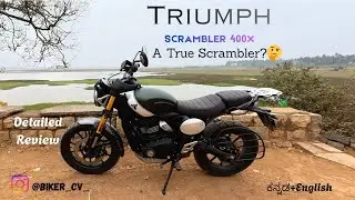 Triumph Scrambler 400X 🔥| Detailed Review| Ride Experience 🫡| share, Subscribe Read 👇 for More info.