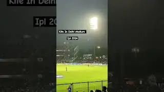 Kite In Delhi stadium, Ipl match me patang, Rishabh pant flying kite #viral #trending #kite #ipl2024