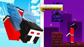 Opettelin 9 ÄÄRIMMÄISEN Vaikeaa Taitoa Minecraftissa...