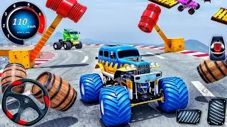 Monster Truck Mega Ramp Impossible Driver - 4x4 Ultimate Car Stunts GT Racing - Android GamePlay #1