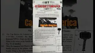 IIT BHU Question Paper |Vlog | #iit #iitbhu #exam #paper #avengers #avengersendgame