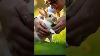 A Kind Man Rescues a Cute Rabbit in Danger 🐰❤️