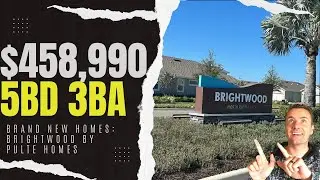 New Construction Home Tour in Parrish | Brightwood | Brand New Homes Under $500k