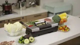 90kPa Food Vacuum Sealer Machine| Built-in Cutter& Bag Storage| Keep Food Fresh 8X Longer| Kursinna