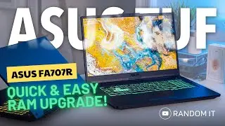 Upgrade Your ASUS TUF A17 RAM in Minutes - A Quick & Easy Step by Step Guide! | ASUS FA707R