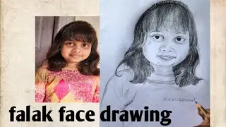 How to draw face drawing /portrait video/ tutorial for beginners /zn fasionart