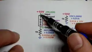 7805 Объяснение положительного стабилизатора напряжения с выходом 5 В