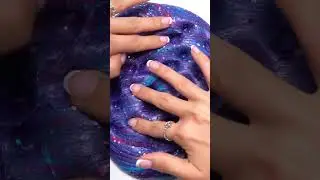 Satisfying Galaxy Slime Swirls ✨