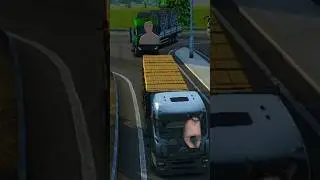 Wrong Overtaking 😂 #truckfunnymoments