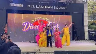 Kids Bollywood Dance Performance | Diwali Festival 2025 | North York | Toronto 🇨🇦