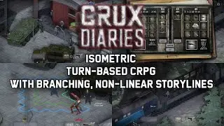 Crux Diaries RPG - Isometric Turn-Based CRPG Trailer