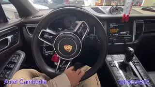 Porsche Macan steering calibration with Autel