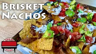 Loaded Leftover Brisket Nachos | Game Day Recipes | Tailgate Recipes | Traeger Grill Recipes