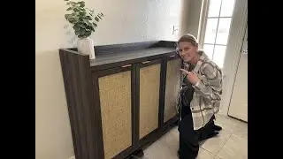 SICOTAS Shoe Storage Cabinet Review | Organize Your Entryway