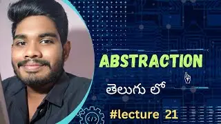abstraction in java | lecture 21