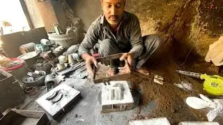 Most difficult technique metal casting || aluminum casting process