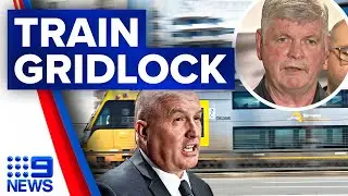 Multi-billion-dollar train fleet remains at a standstill | 9 News Australia