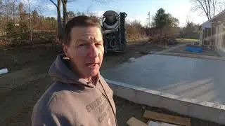 I Had To Order EXTRA CONCRETE To Pour This Garage Floor. Here's Why