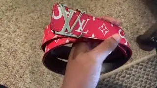 Supreme Louis Vuitton Belt (Fake)