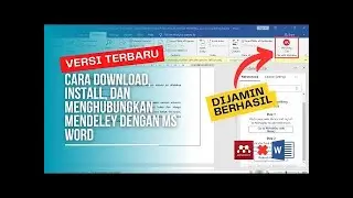 Cara Download dan Install Mendeley Desktop ke Ms Word || Eps. 64