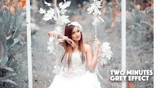Photoshop Tutorial | TWO Minutes Process - Cinematic Grey Effect