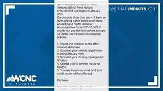 NC Attorney General warns of DMV text scam alert