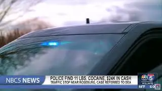 Police find 11 lbs of cocaine and $24k in cash during traffic stop