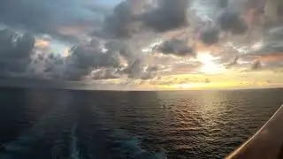 Timelapse in the Atlantic Ocean #sunrise #timelapse #ocean #atlantic #princesscruiseship #cruise