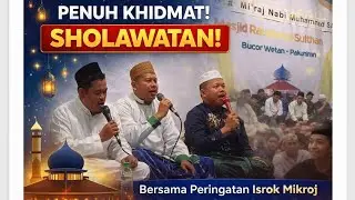 Penuh Khidmat! Sholawatan Bersama Peringatan Isrok Mikroj