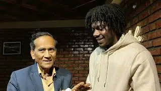 Meeting with an African poet 