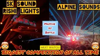 Massive DJ Competition SK Sounds vs Alpine Sounds|9th Day Ganapati Visarjan 2024|GDG|#browsefeatures