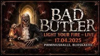 BAD BUTLER - LIGHT YOUR FIRE - LIVE - 17.04.2025 - Priminiushalle, Blieskastel