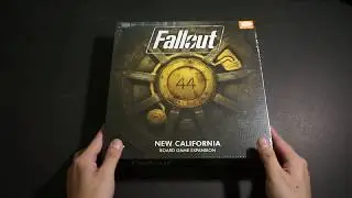 Fallout the Boardgame, New California Expansion, and HUGE Game Mat unboxing!