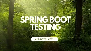 Spring Boot Testing part 5: Spying Spring Beans [Mockito]