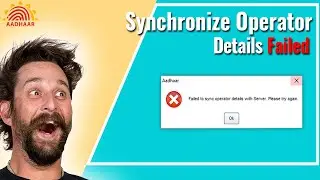 Synchronize Operator Details Problem | Aadhaar Client Sync Problem