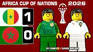 CAF Africa Cup of Nations Final 2026 🏆 Senegal vs Morocco 1-0 Goals Highlights lego