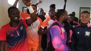 c&eacute;l&eacute;brant la victoire de 0-1 contre CAPACO,  CE DIMANCHE DE NO&Euml;L