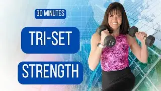 Tri Set Strength Training for Women Over 40 || Boost Metabolism & Tone Your Body